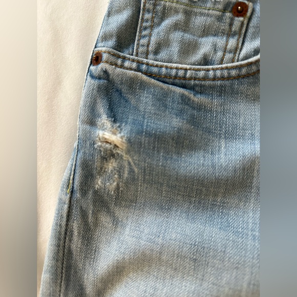 🍀VINTAGE Lucky Brand Easy Rider Button Fly size 32 Short🍀 - Picture 3 of 11